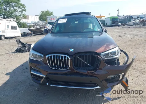 2020 BMW X3 xDrive30I z USA, uszkodzony, nr VIN 5UXTY5C06L9D44335